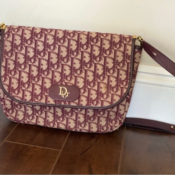 Vintage Dior monogram shoulder bag - Picture 1 of 5